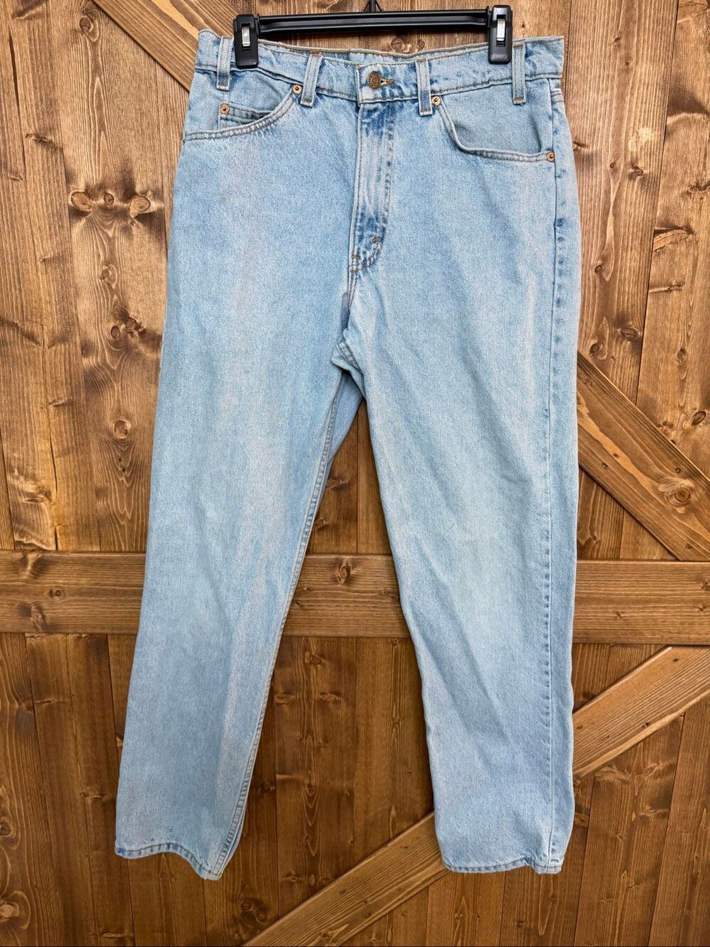Vintage Levi’s 550 Jeans Men’s 33x32 Relaxed Fit Light Wash USA Made Denim(9282)